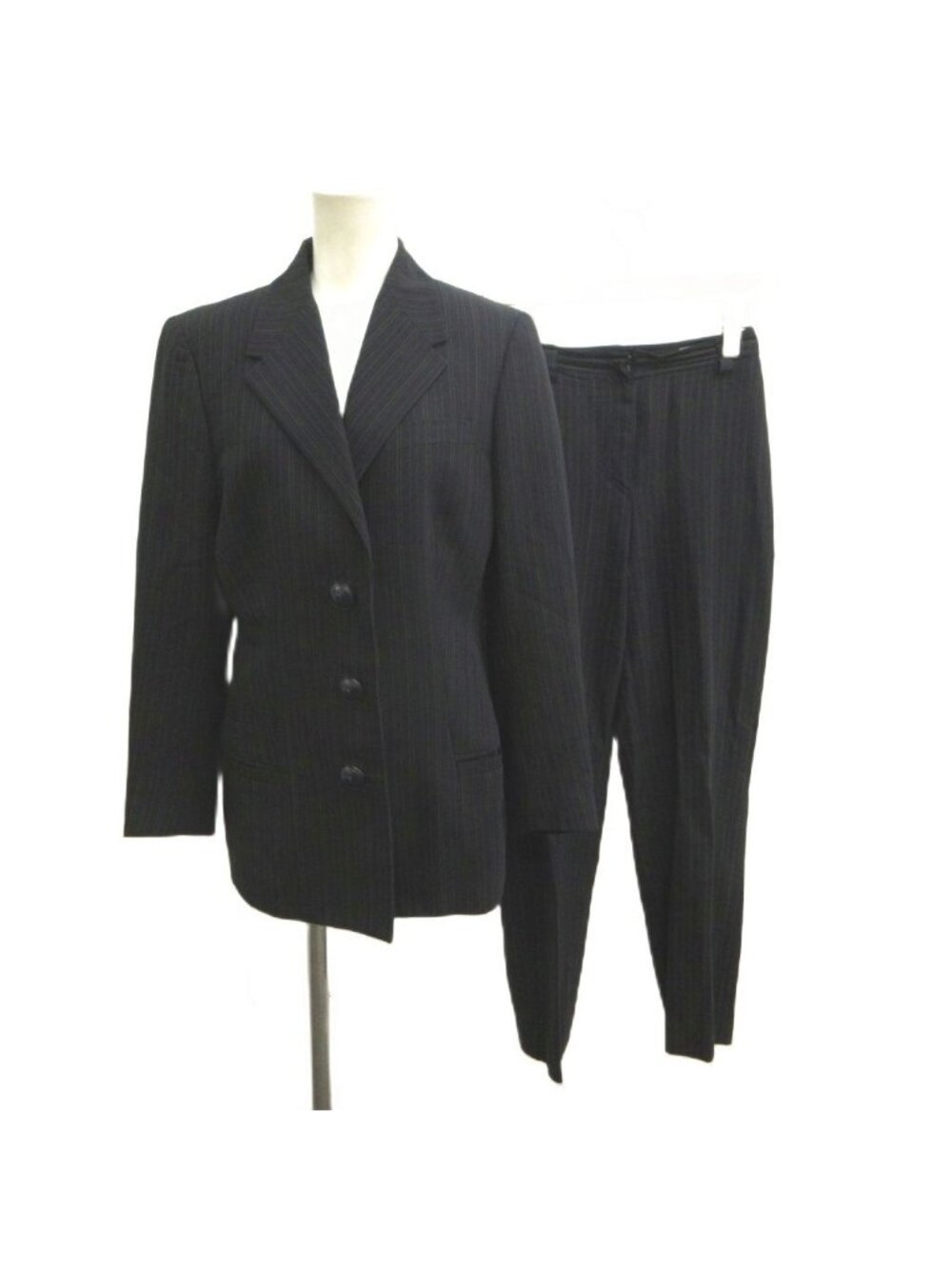 Versace Gianni Suit Set Tailored Jacket Trousers Pants Black Lining Medusa 38